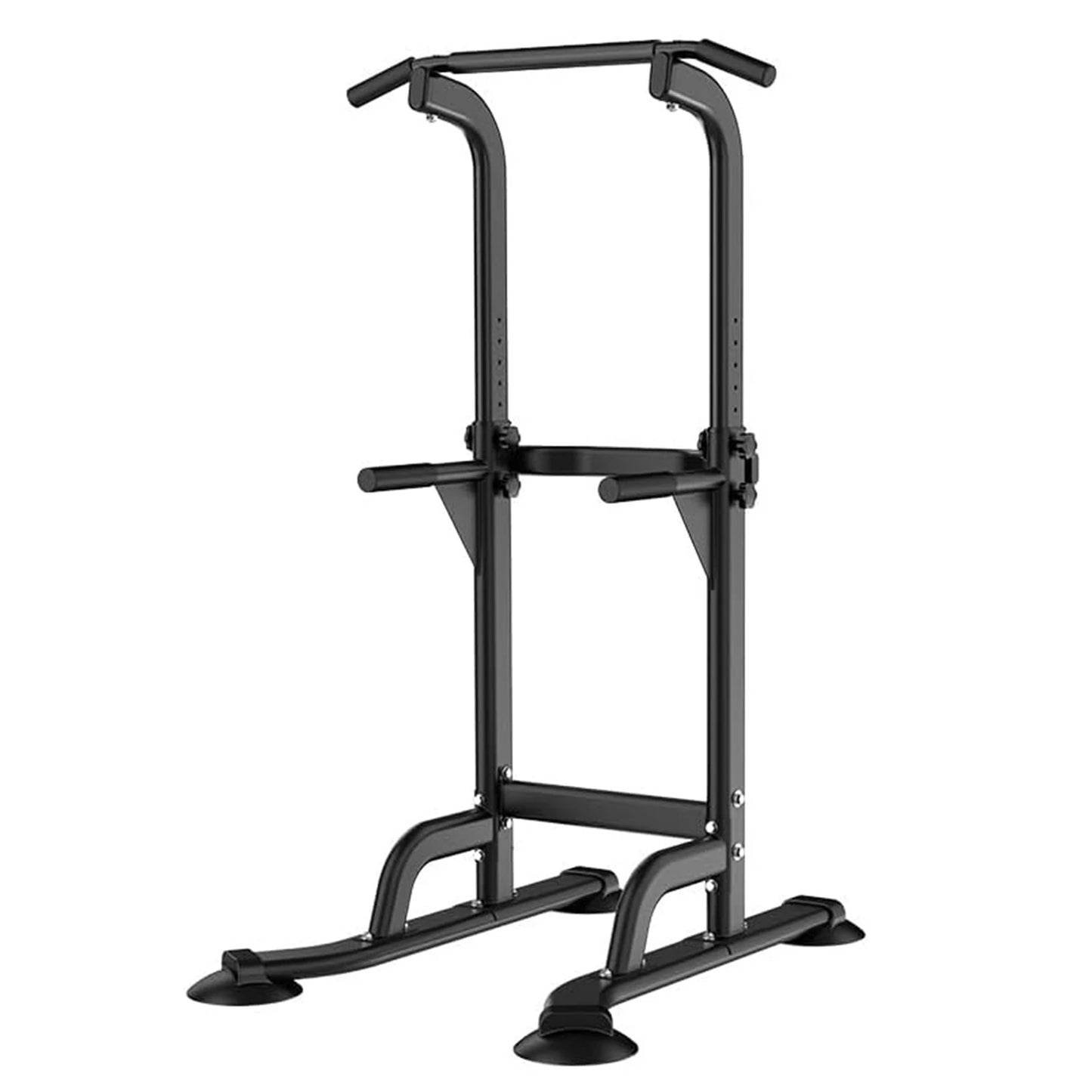 TWISTER.CKH Adjustable Heavy-Duty Power Tower Pull-Up Rack Dip Station Freestanding