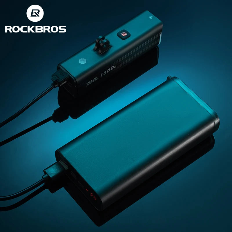 RockBros 1500LM Bicycle Light Aluminum Alloy Type C Charging
