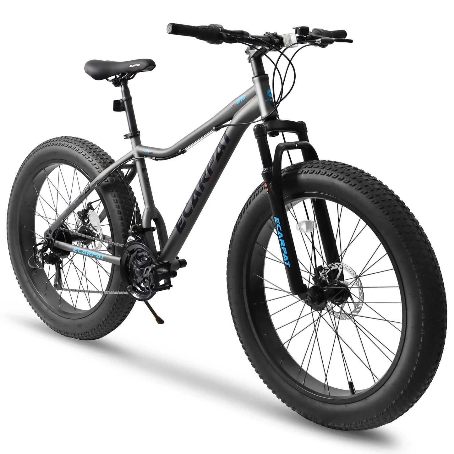 Ecarpat 26 Inch Mountain Bike with 4 Inch Fat Tires and 21 Speed Gear System