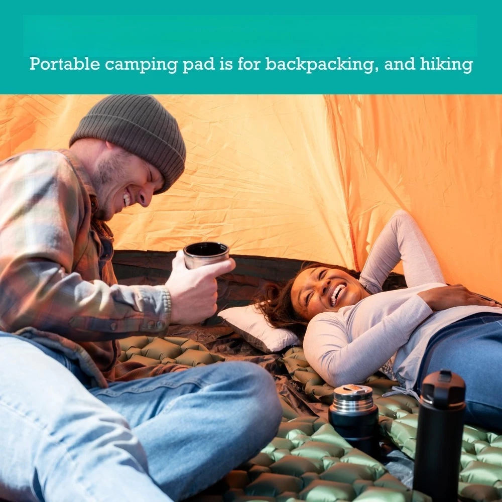 Lightweight Inflatable Sleeping Mat for Camping and Backpacking Adventures