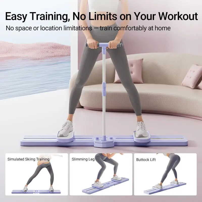 Cursor Fitness 3-in-1 Foldable Ski Trainer for Home Gym