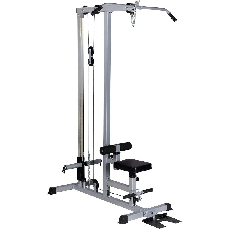 GDLF LAT Pull Down Machine Low Row Cable Fitness Exercise Body Workout Strength Training Bar Machine