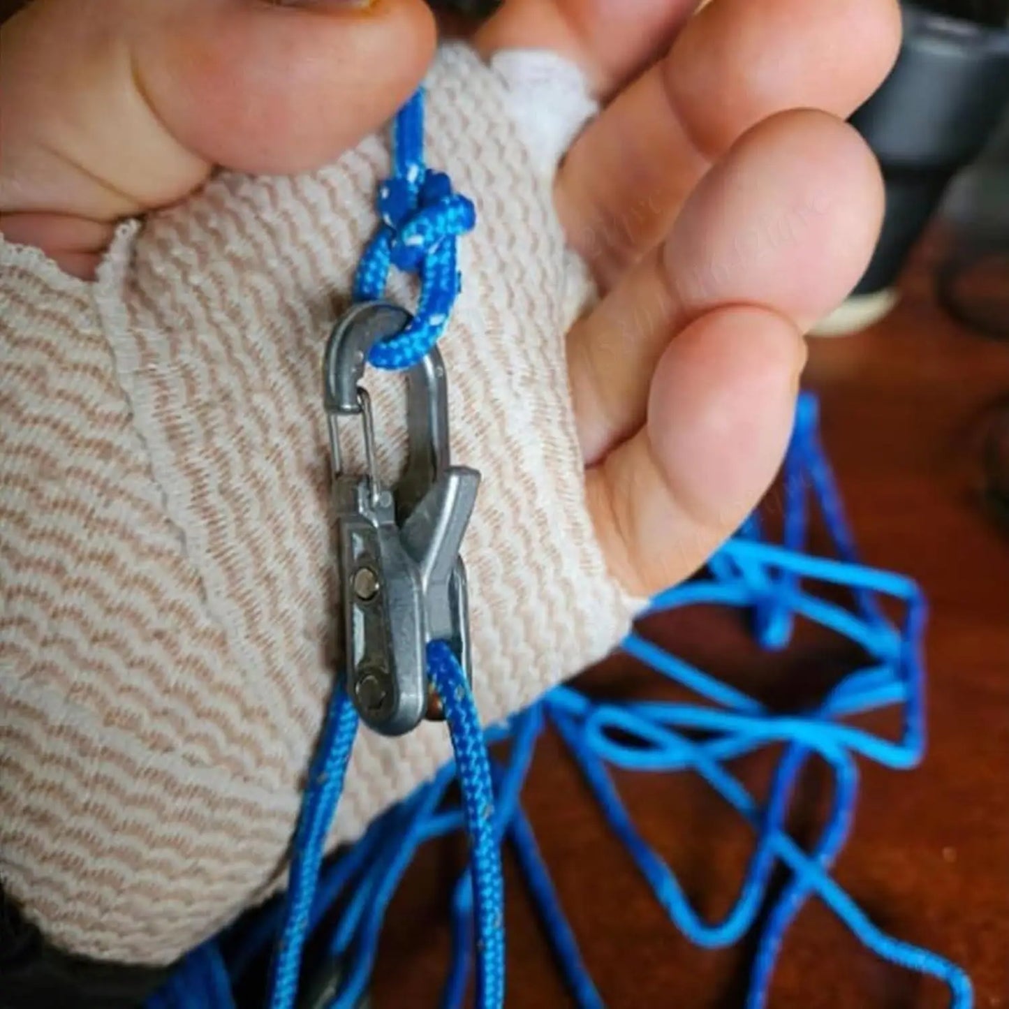 Shunmaii Rope Adjuster Stopper Tightener For Camping