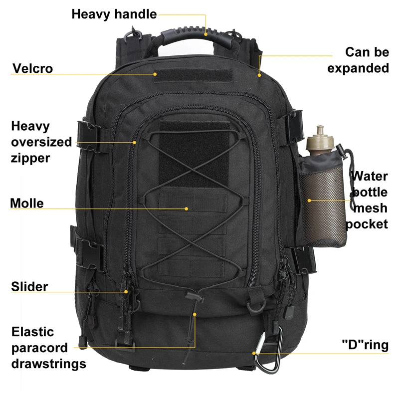 LQARMY Lightweight Outdoor Sports Backpack Waterproof Gym Bag