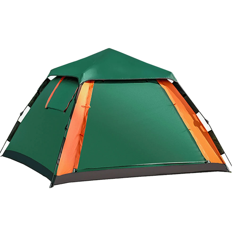 Portable Outdoor Folding Tent for 3-4 Persons Quick Opening and Rain Proof