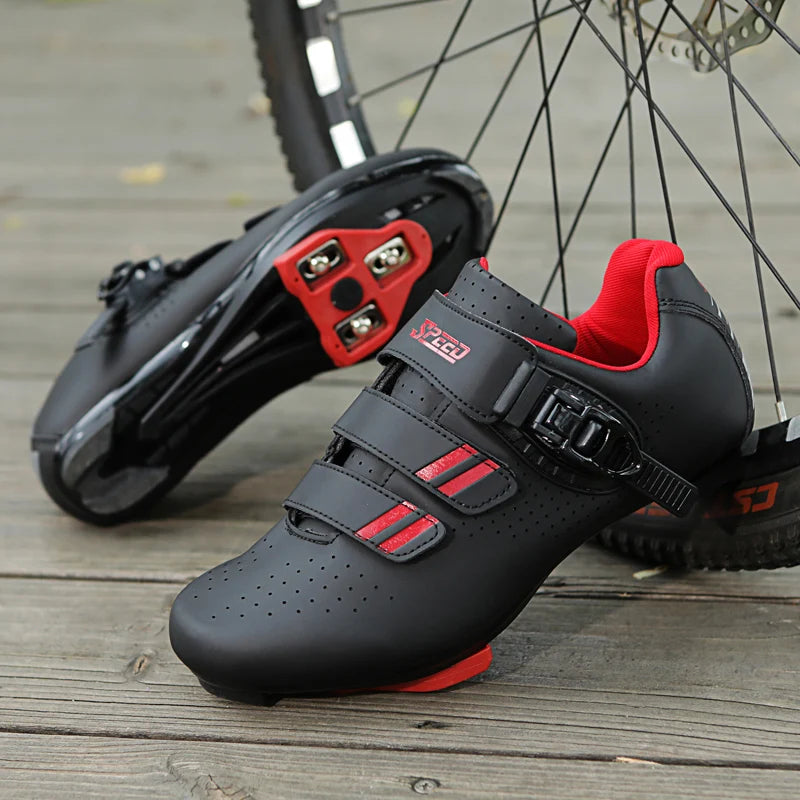 Peloton Compatible Mens Cycling Shoes With Look Delta Cleats