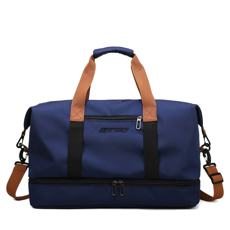 HDIRXGC Travel Gym Bag Portable Fitness Shoulder Crossbody Bag