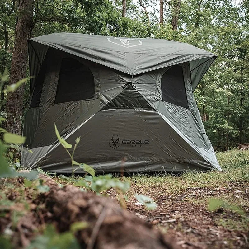 Gazelle Tents T4 Hub Tent for 4 People Easy Setup Waterproof and UV Resistant