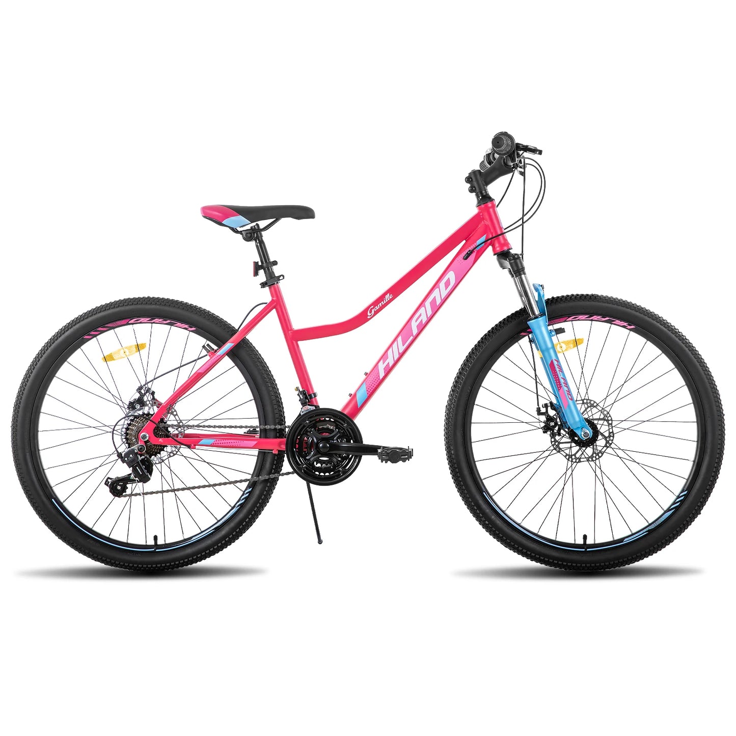 Hiland 26 Inch Womens Mountain Bike with Shimano 21 Speeds and Suspension Fork