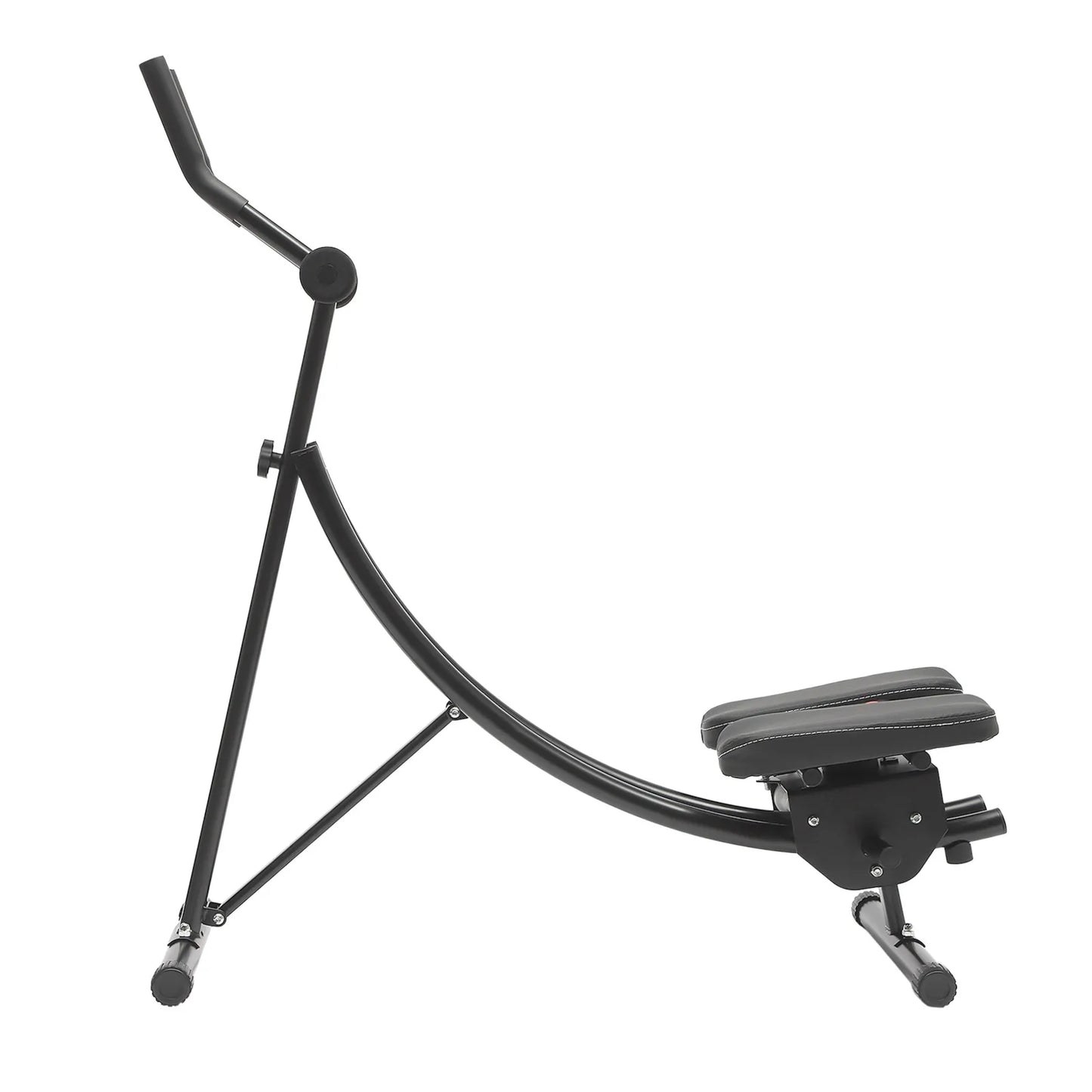 150kg Abdominal Crunch Trainer Foldable Home Gym Fitness Equipment Black