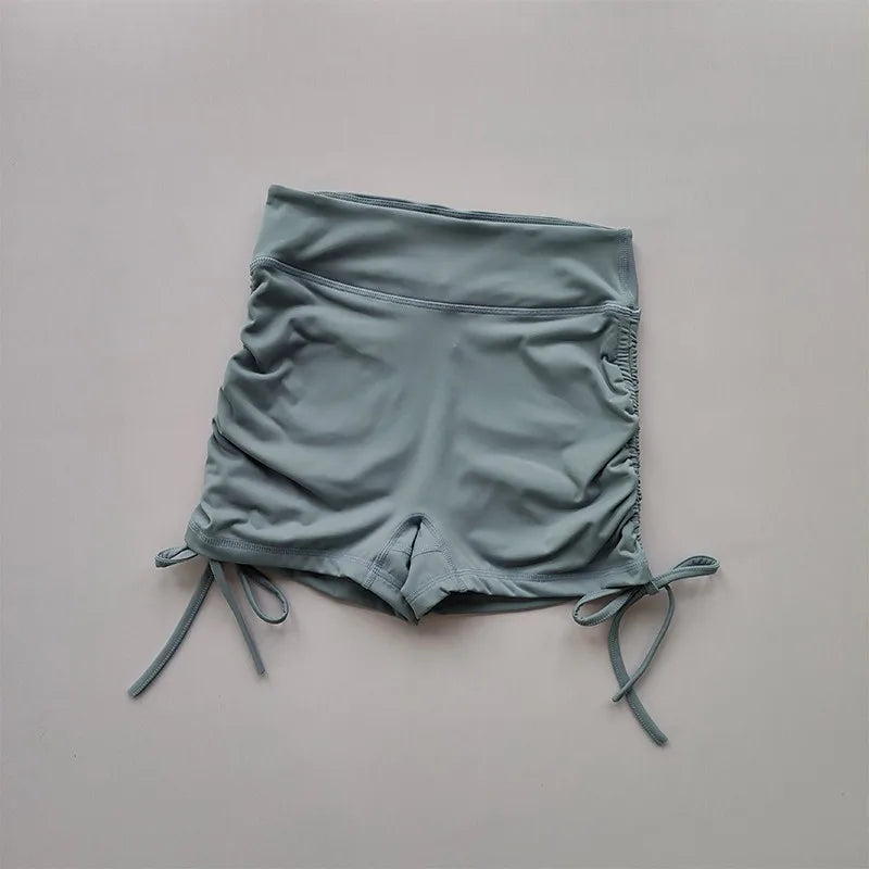 Summer Yoga Shorts Women Breathable High Waist Running Gym