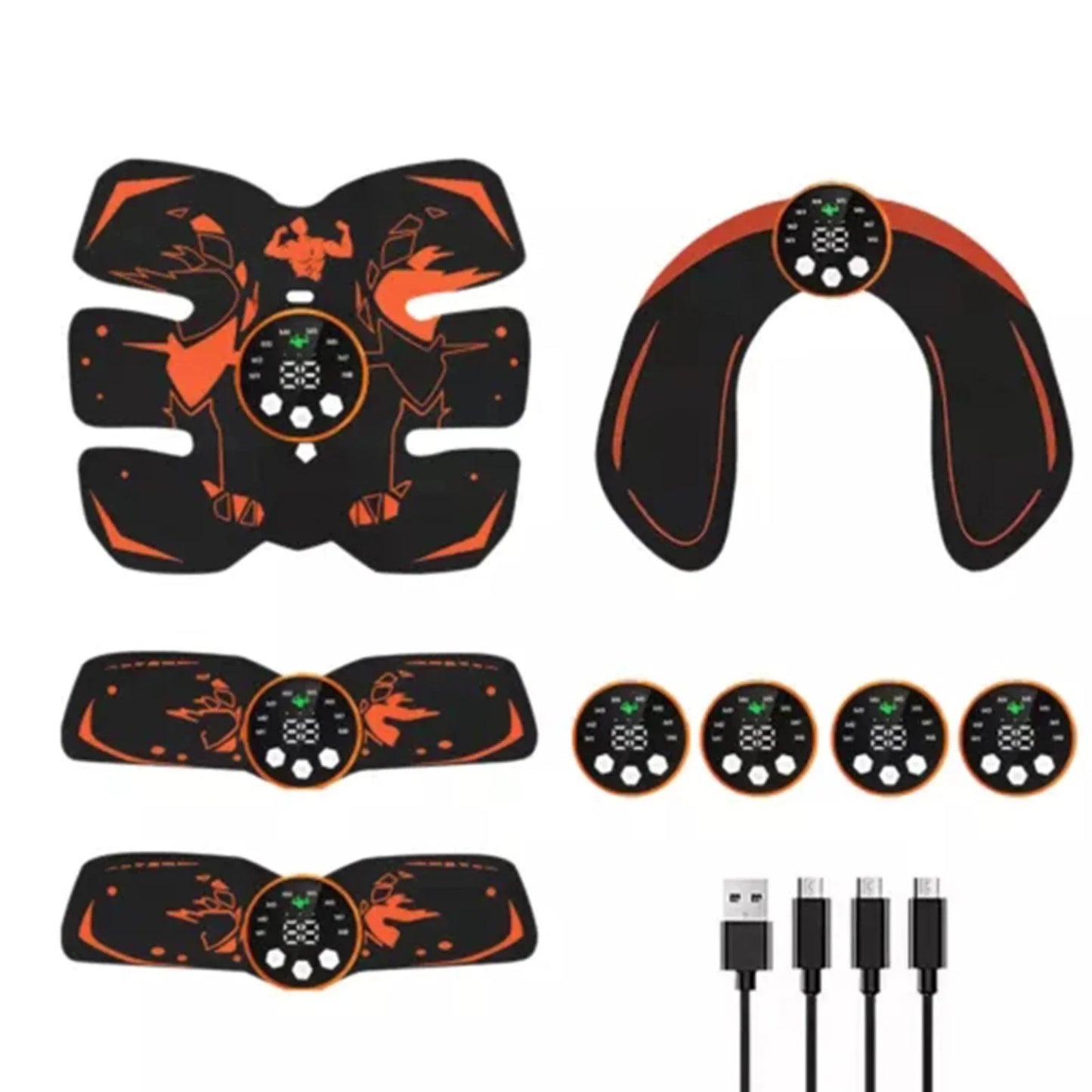 Eelhoe Abs Stimulator Toner Rechargeable 8 Modes 29 Levels