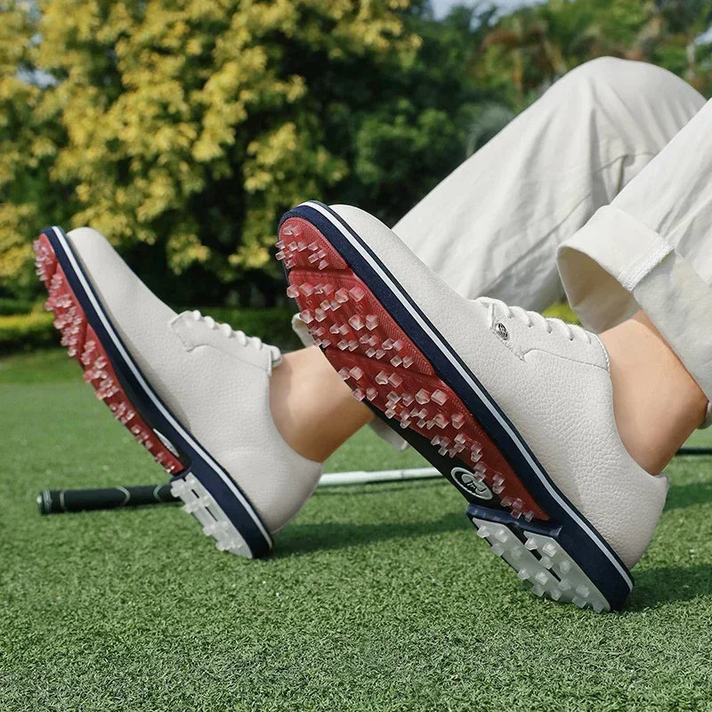 Men's Spikeless Golf Shoes Comfortable Walking Sneakers for Professional Play