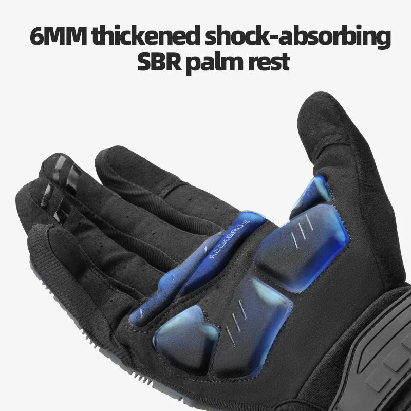 ROCKBROS Cycling Gloves Tactical Gel Shockproof Full Finger