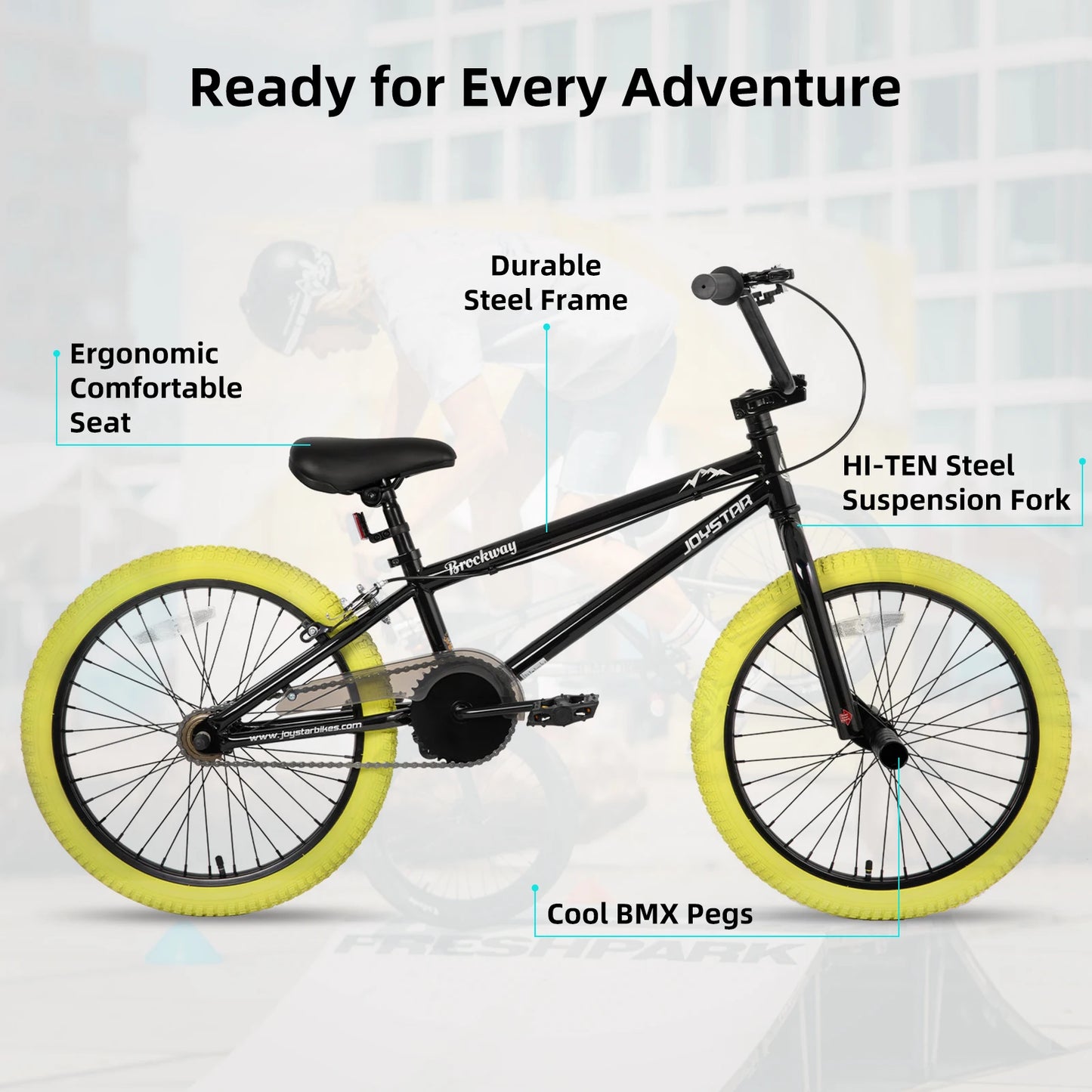 Joystar Brockway Freestyle Kids BMX Bike For 6 To 14 Years