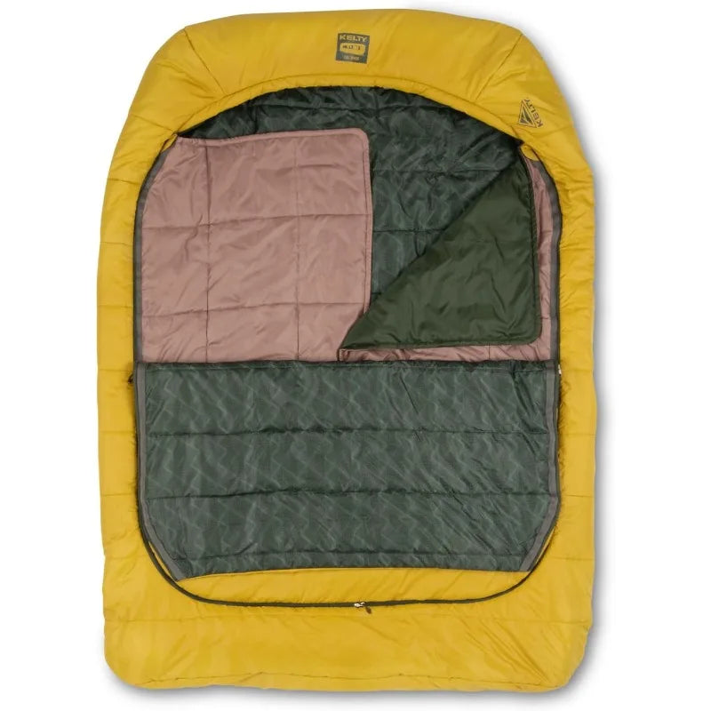 Kelty Tru Comfort Doublewide 20 Degree Two Person Sleeping Bag for Camping