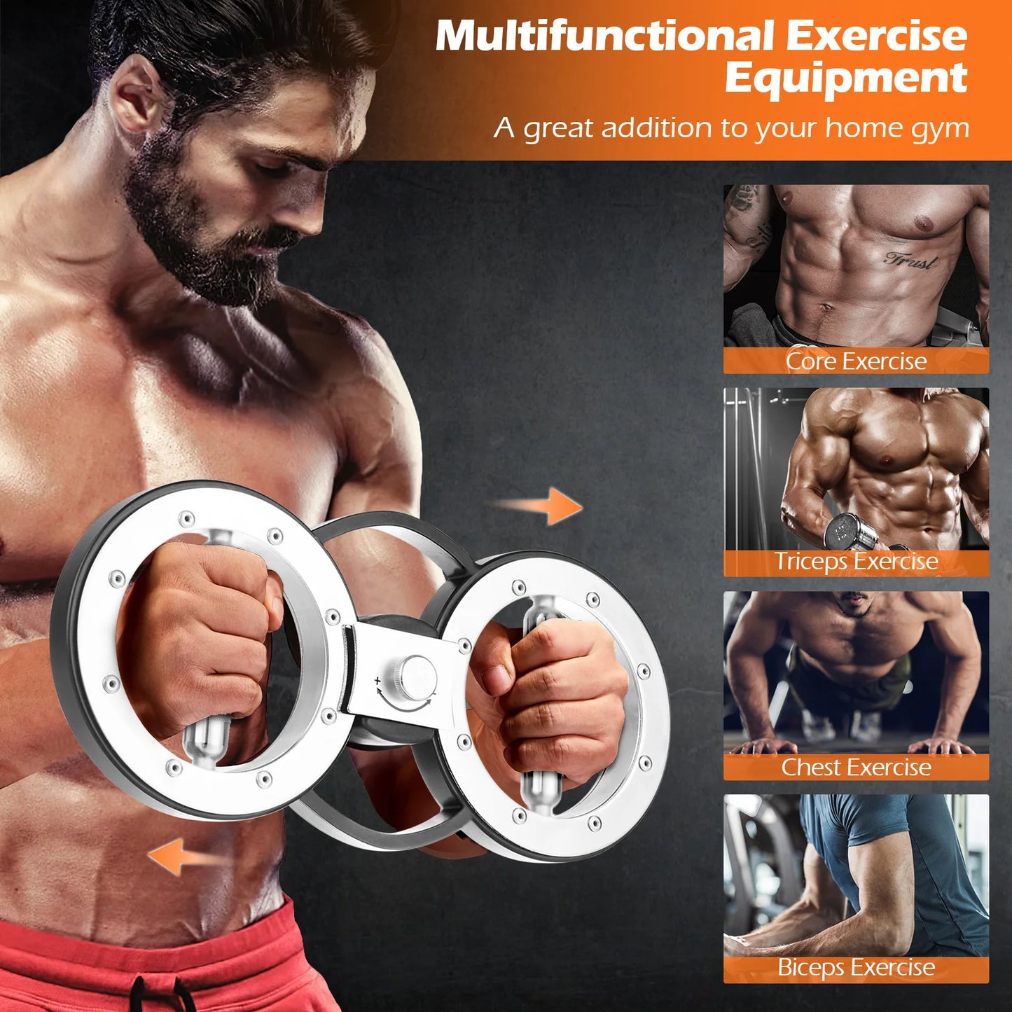 12 LBS Burn Machine with Adjustable Resistance and 360 Degree Rotation
