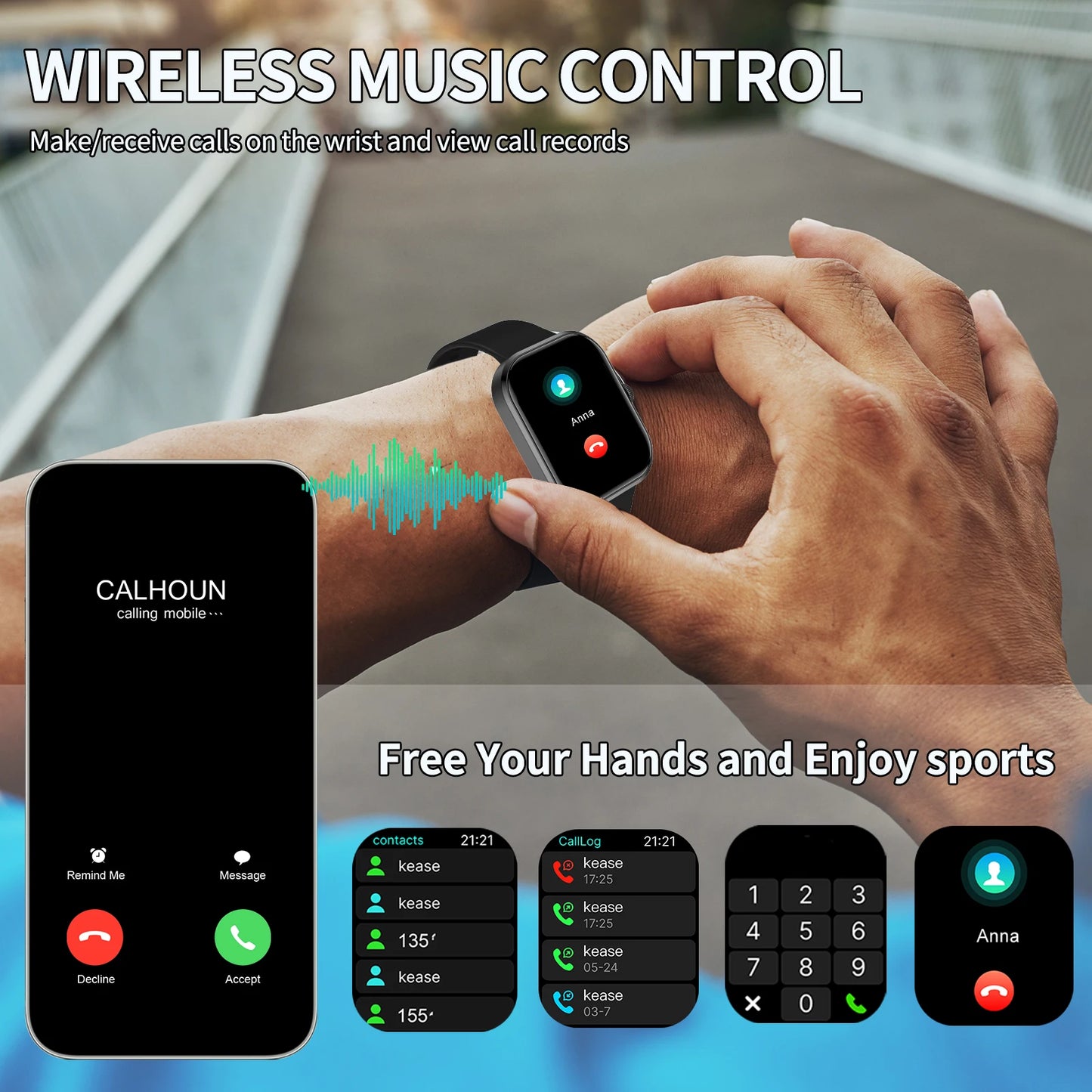 Hign-concerned Multifunctional Smart Watch Fitness Tracker