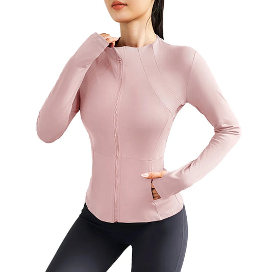 Zhejiang Women's Lightweight Yoga Jacket With Pockets