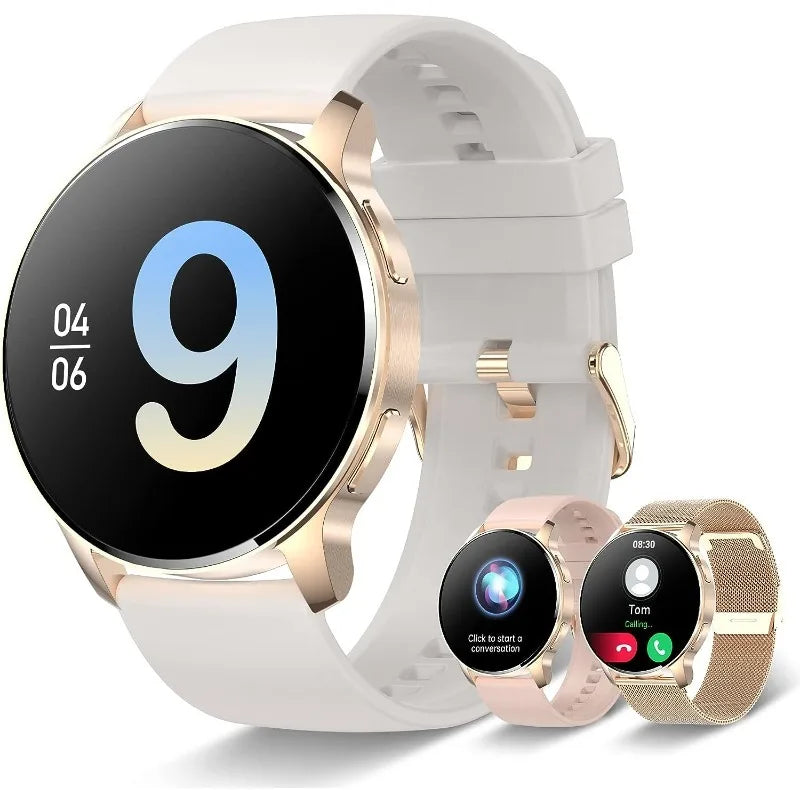 Smart Watch for Women with Call Function and Fitness Tracker Waterproof Design