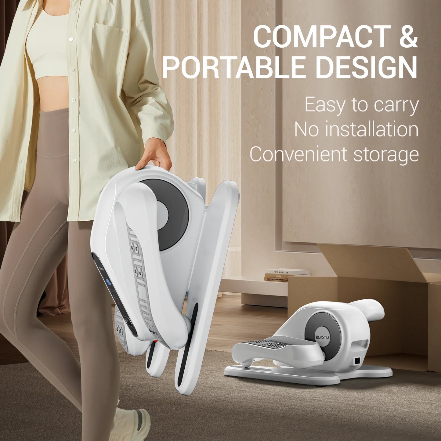 Cursor Fitness Portable Under Desk Elliptical For Seniors