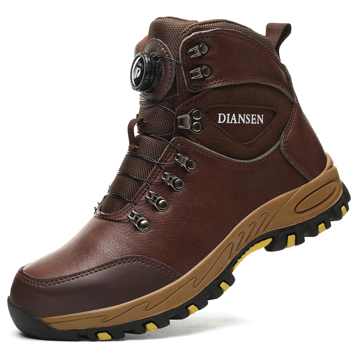 TOP quality Steel Toe Work Boots Men's Anti-Smash Anti-Puncture Safety Shoes Slip-Resistant Hiking Boots for Outdoor