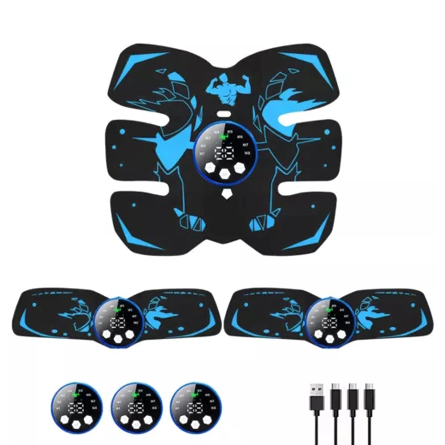 Eelhoe Abs Stimulator Toner Rechargeable 8 Modes 29 Levels