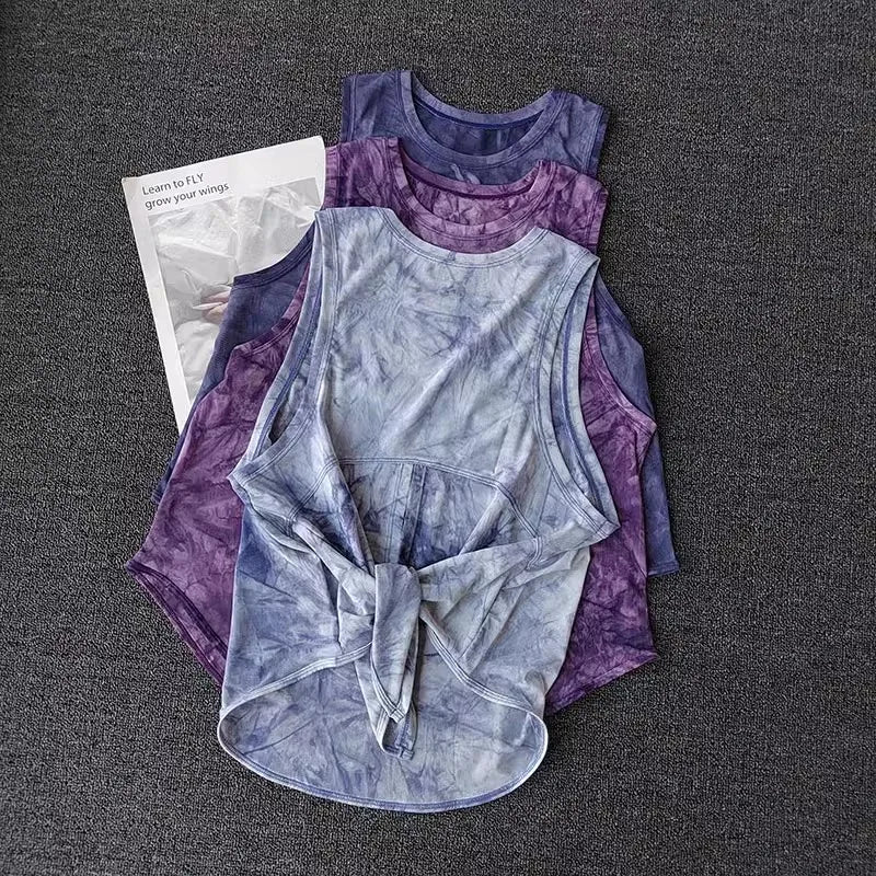Womens Quick Dry Running Vest Fitness Top Yoga Shirt