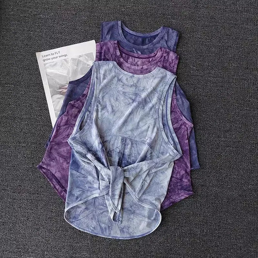 Womens Quick Dry Running Vest Fitness Top Yoga Shirt