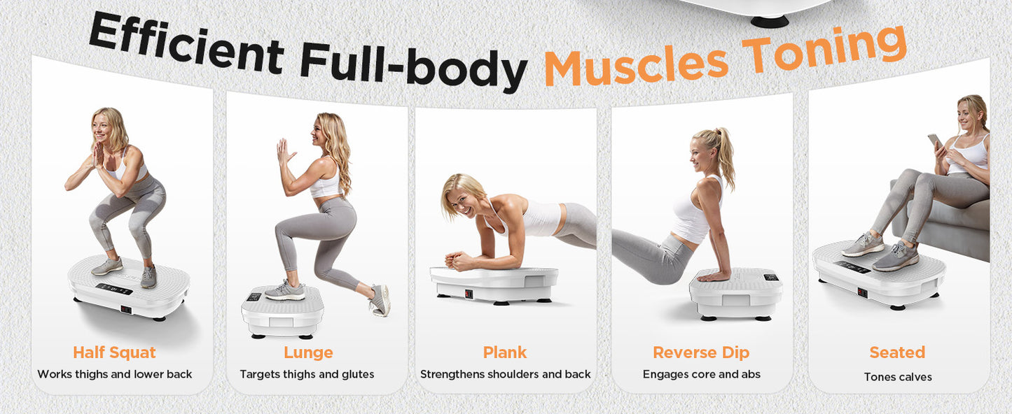 Feierdun Vibration Plate Exercise Machine For Weight Loss Toning