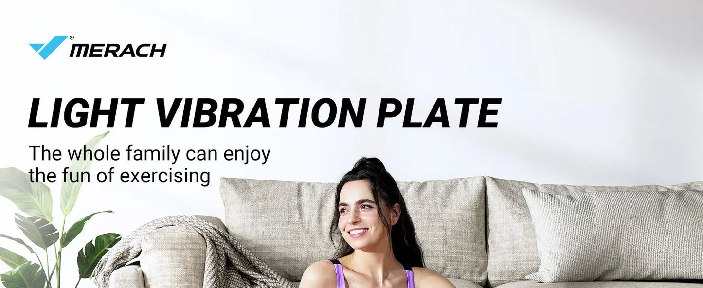 MERACH Vibration Plate Exercise Machine For Full Body Workout