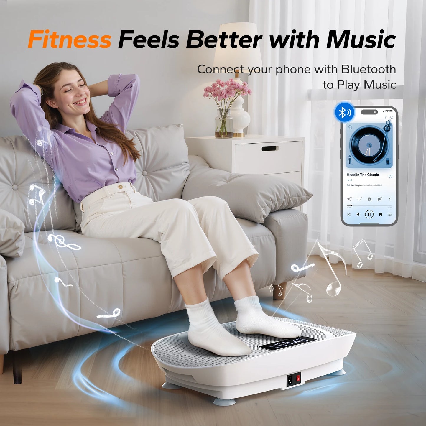 MERACH CV30 Vibration Plate Whole Body Workout Platform