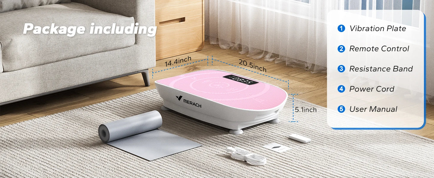 MERACH CV30 Vibration Plate Whole Body Workout Platform