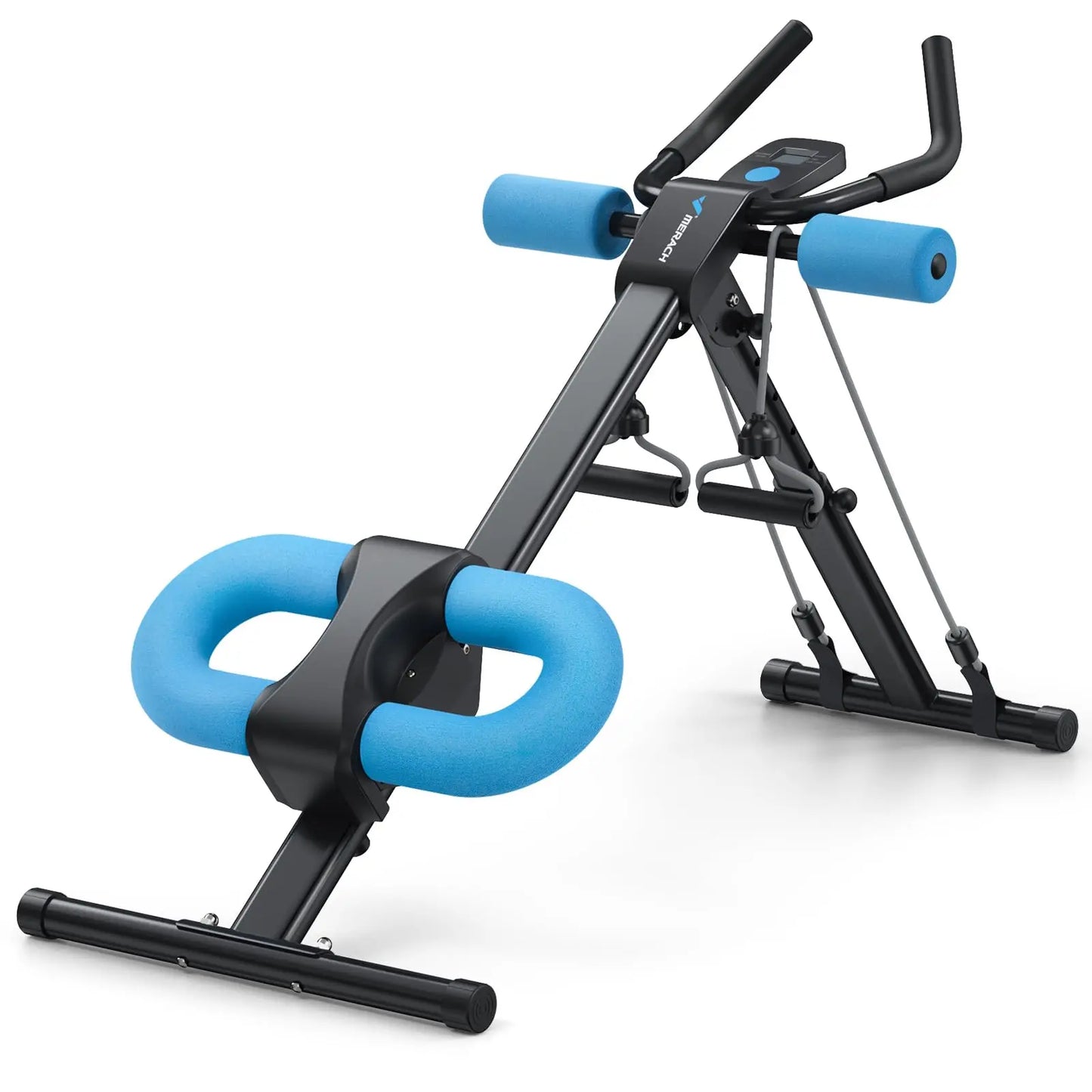 MERACH Ab Machine Adjustable Trainer Foldable Knee Protection Abdominal Exercise