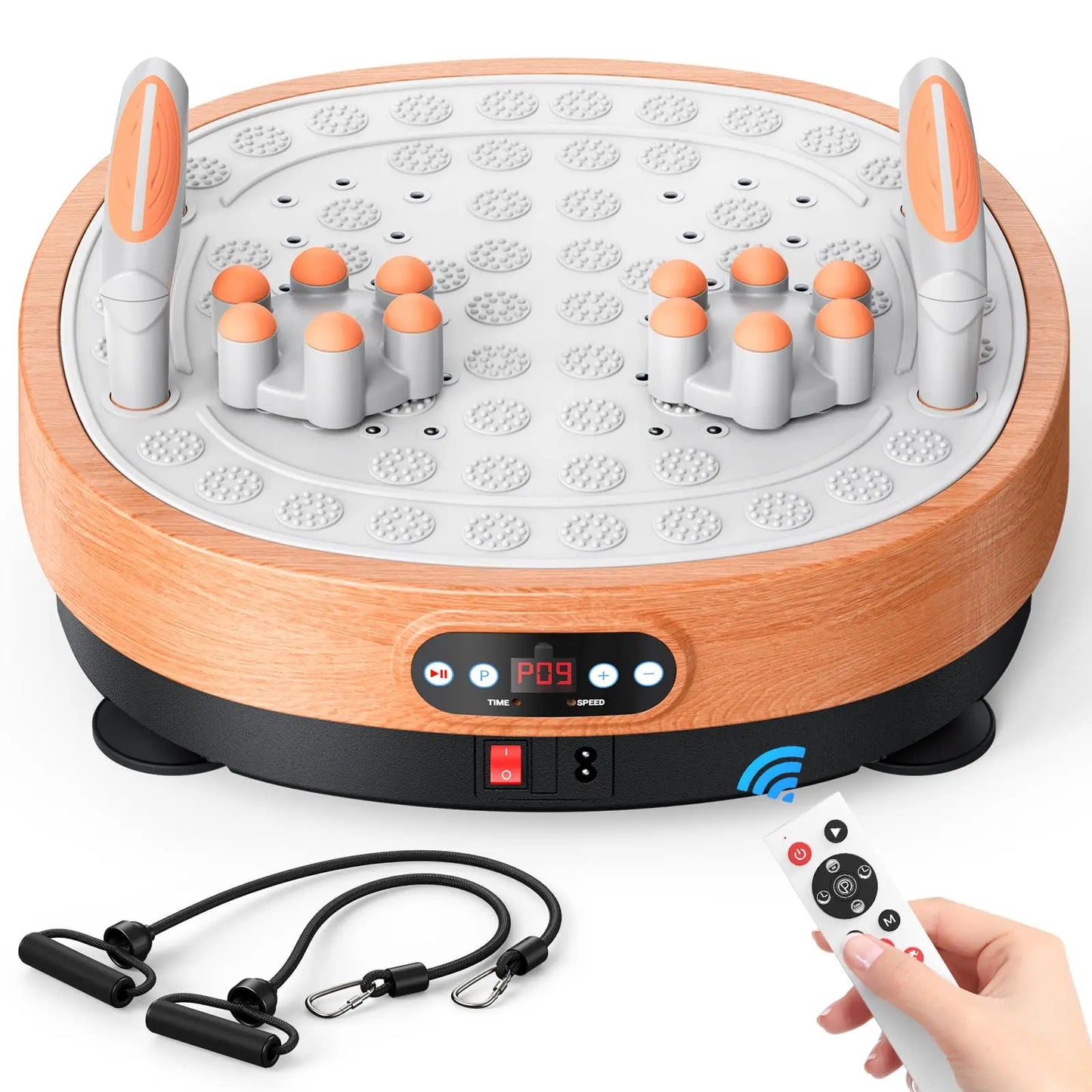 MERACH Vibration Plate Exercise Machine Lymphatic Drainage for Weight Loss