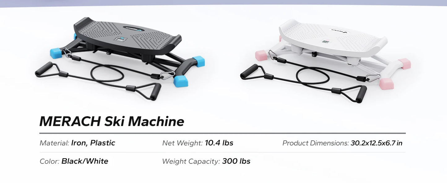 MERACH Ski Machine Simulated Ski Training For Full Body Cardio