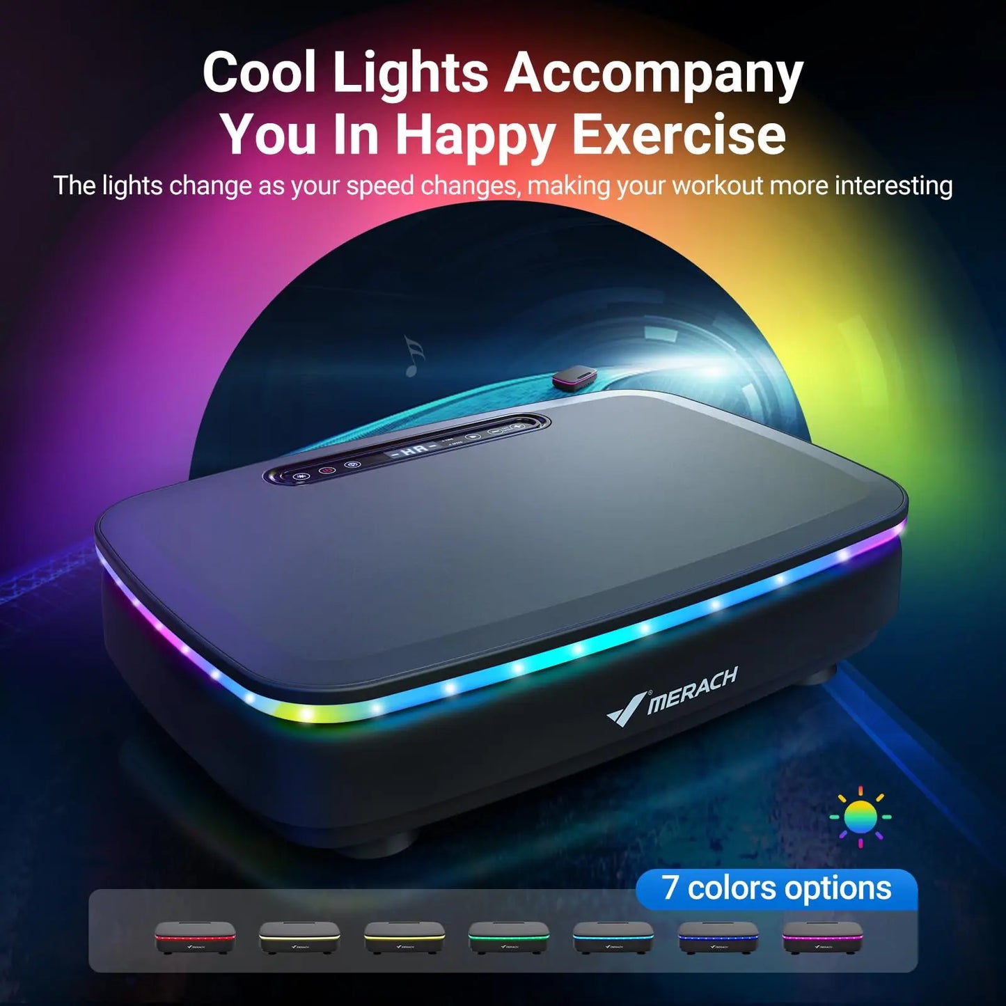 MERACH Vibration Plate Exercise Machine For Full Body Workout