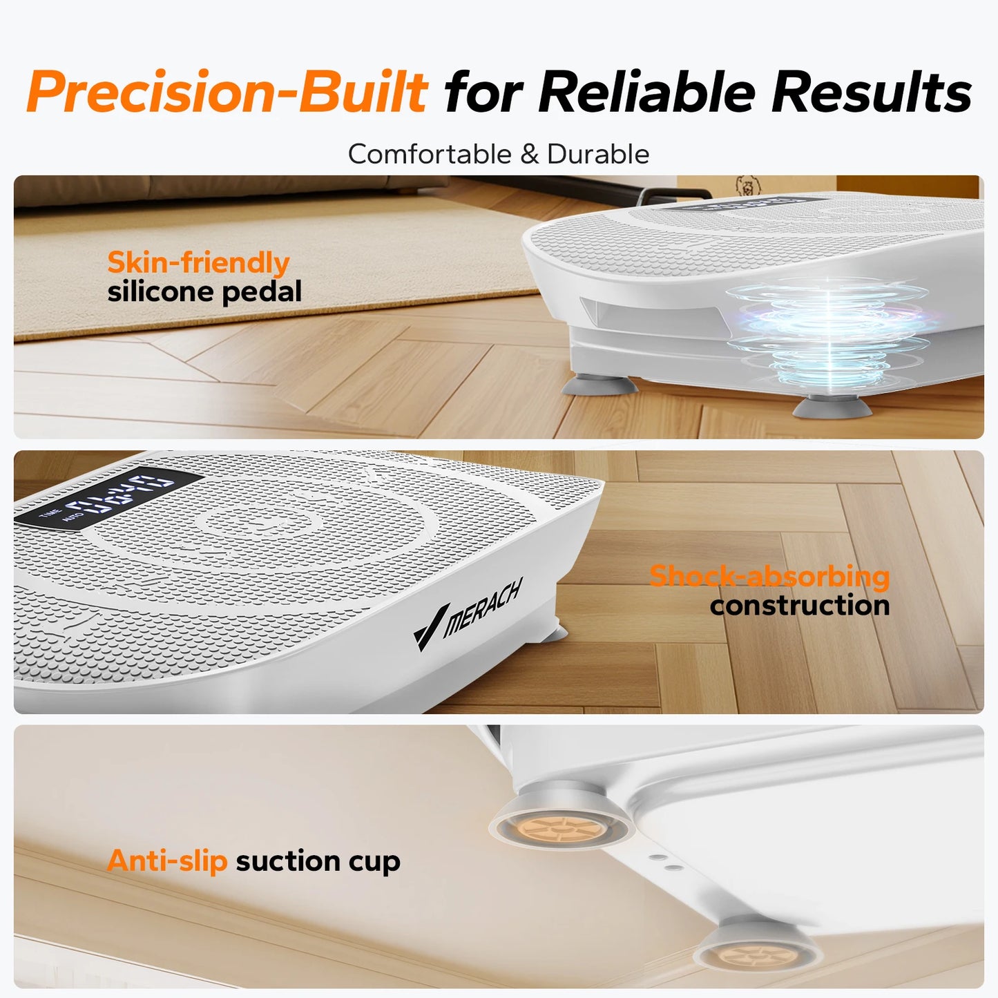 MERACH CV30 Vibration Plate Whole Body Workout Platform