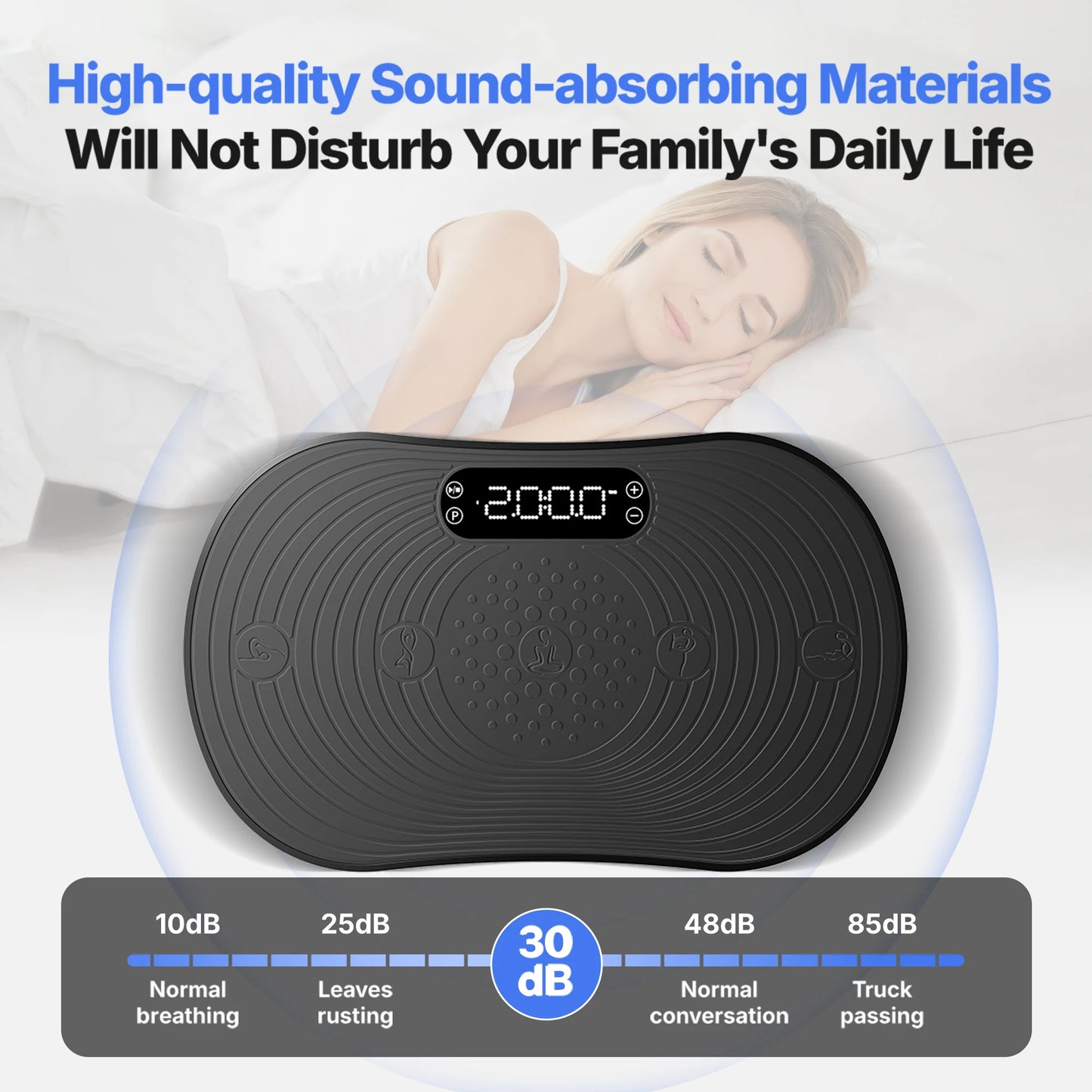 MERACH Vibration Plate V33 for Weight Loss and Shaping