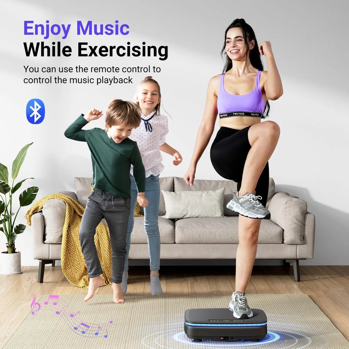 MERACH Vibration Plate Exercise Machine For Full Body Workout