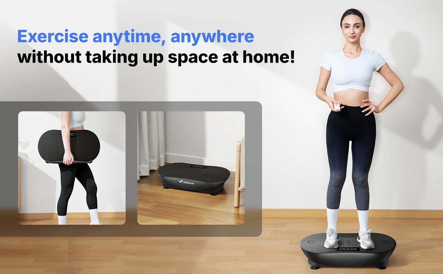 MERACH Vibration Plate V33 for Weight Loss and Shaping