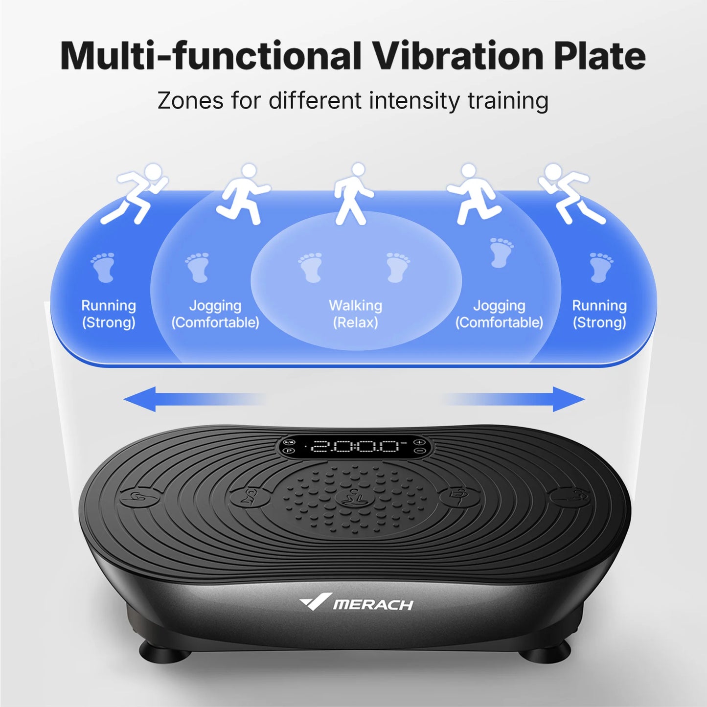 MERACH Vibration Plate V33 for Weight Loss and Shaping