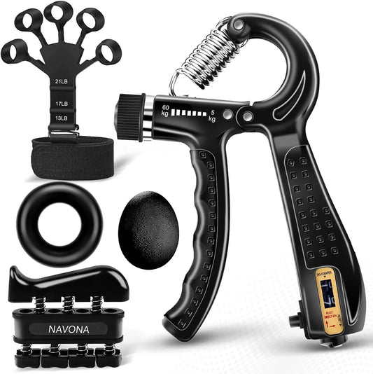 Grip Trainer Kit by Unisex for Strength and Injury Recovery