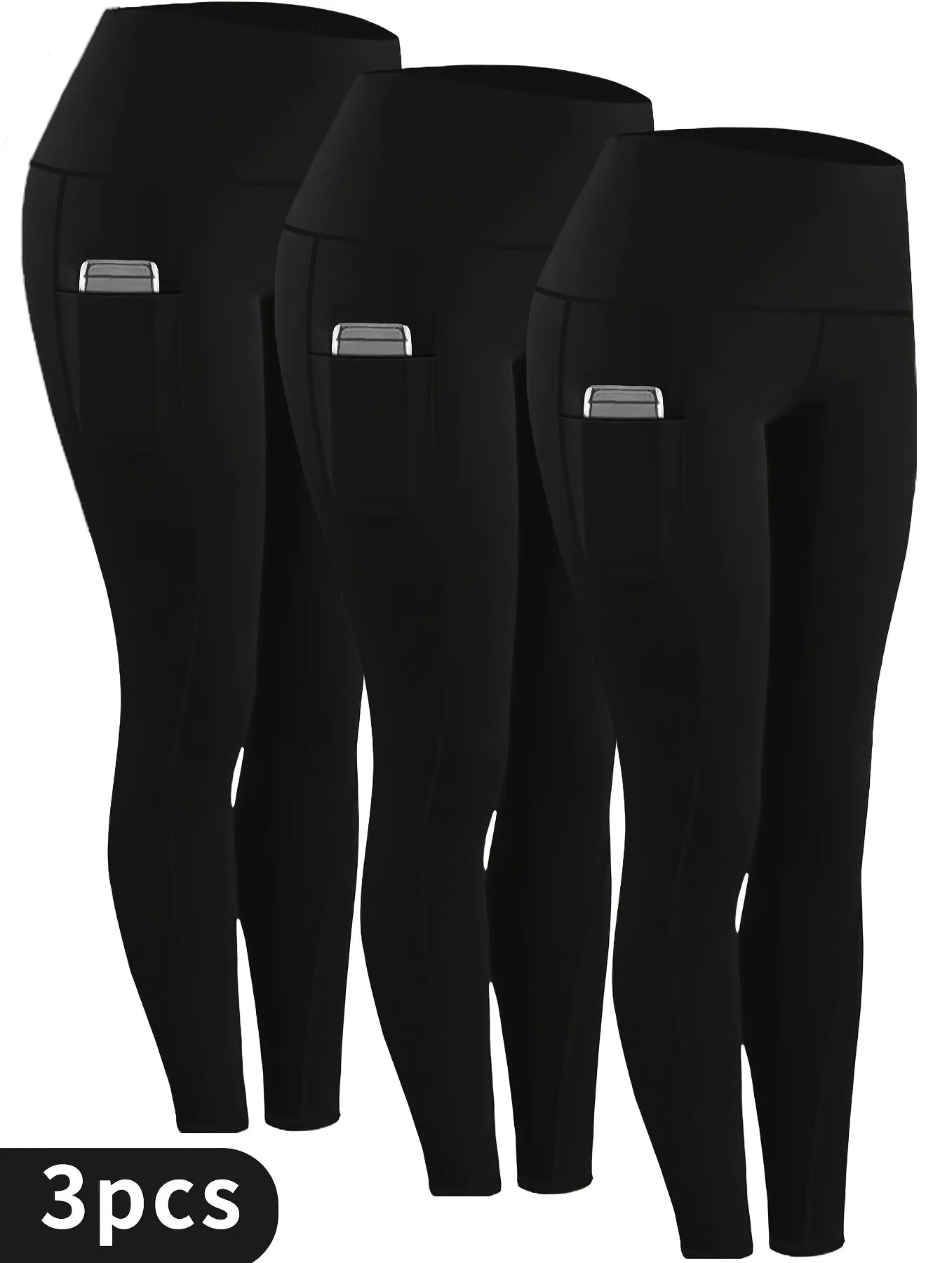 Pocket Yoga Pants For Women High Elasticity With Welt Pockets