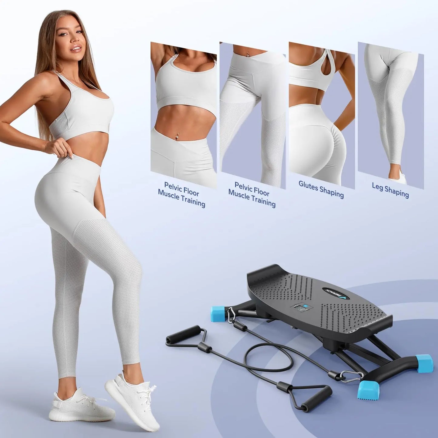 MERACH Ski Machine Simulated Ski Training For Full Body Cardio