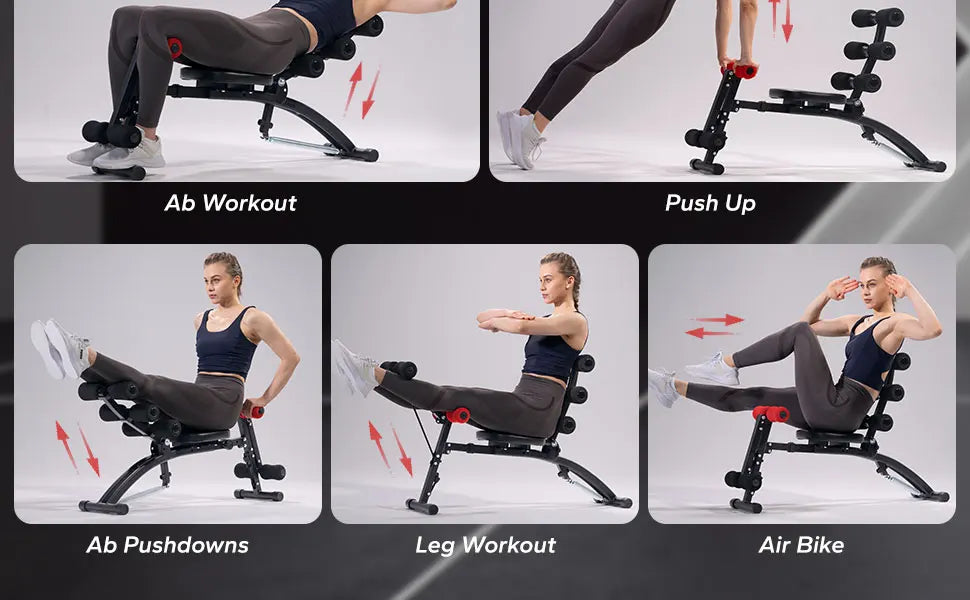 MERACH Ab Machine MultiFunctional Ab Trainer for Home Gym