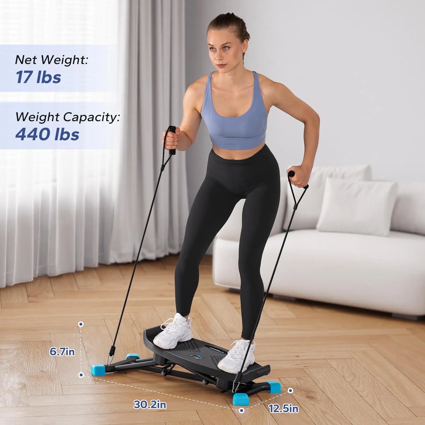 MERACH Ski Machine Simulated Ski Training For Full Body Cardio