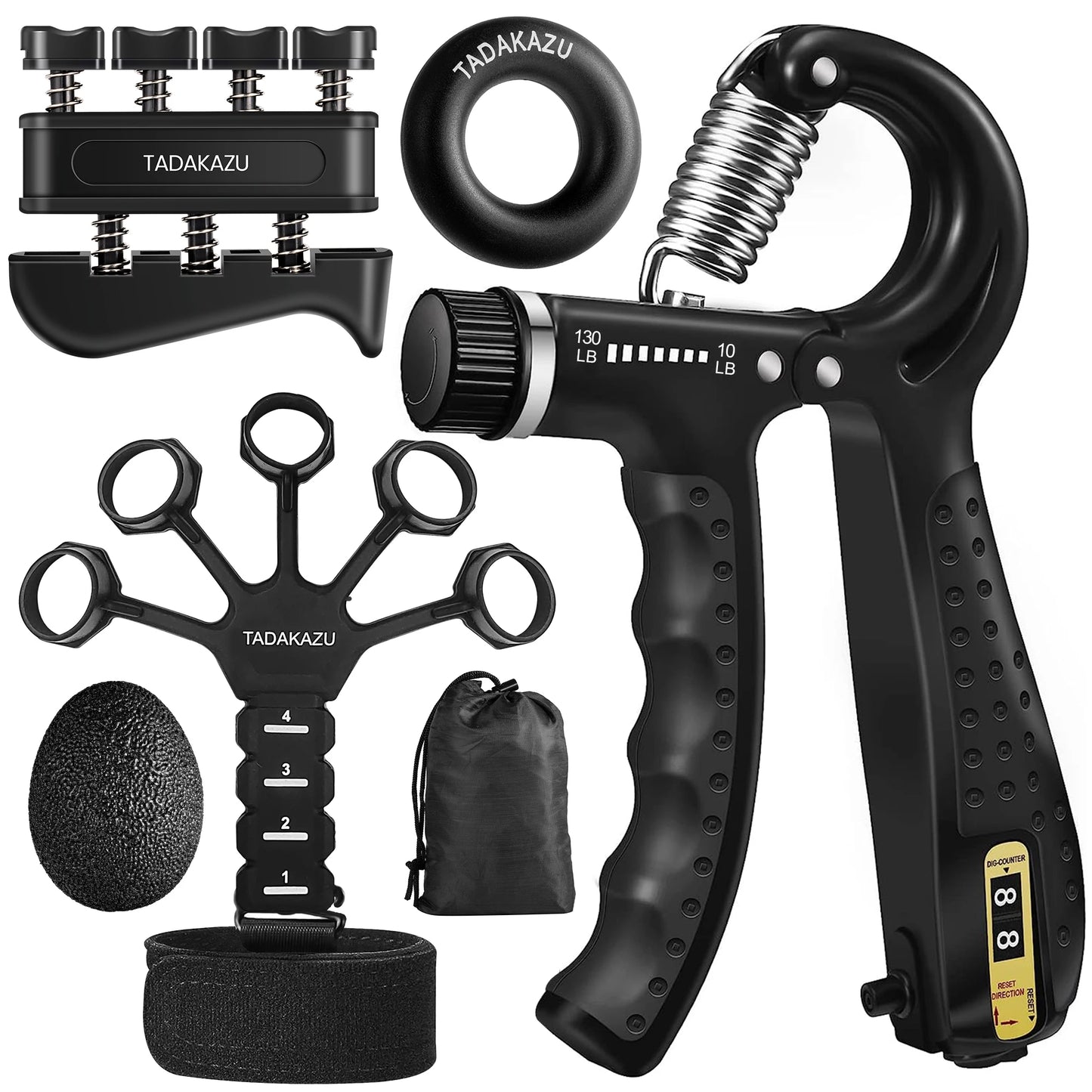 Grip Trainer Kit by Unisex for Strength and Injury Recovery