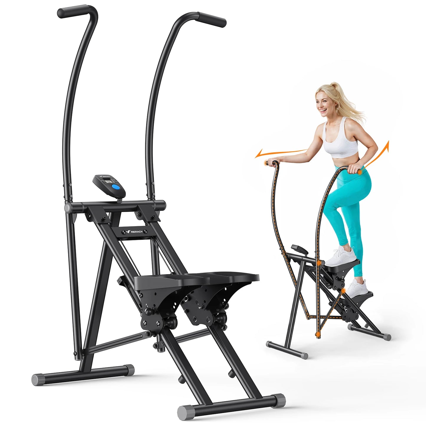 Merach Stair Stepper Home Gym Full Body Workout Compact Folding