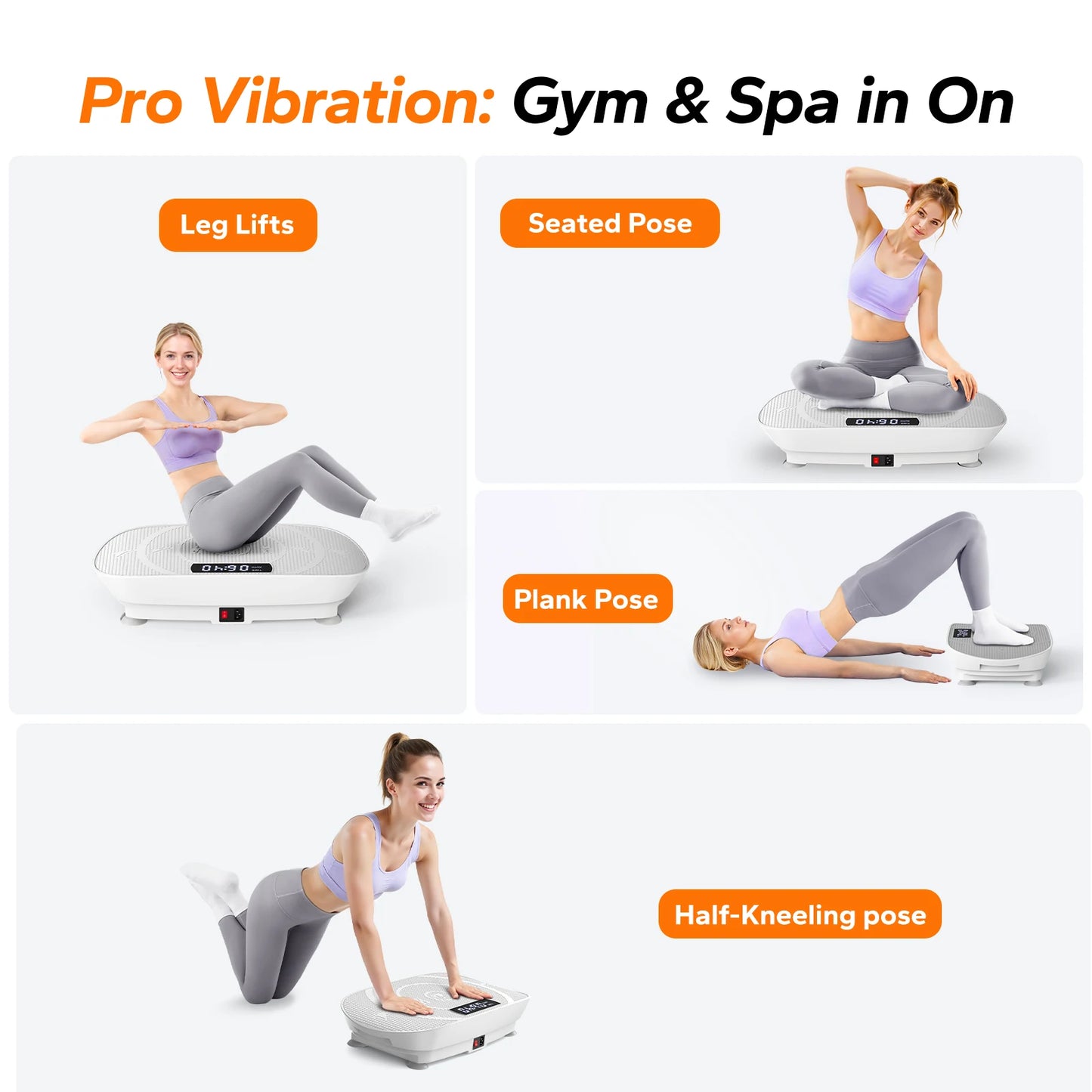 MERACH CV30 Vibration Plate Whole Body Workout Platform